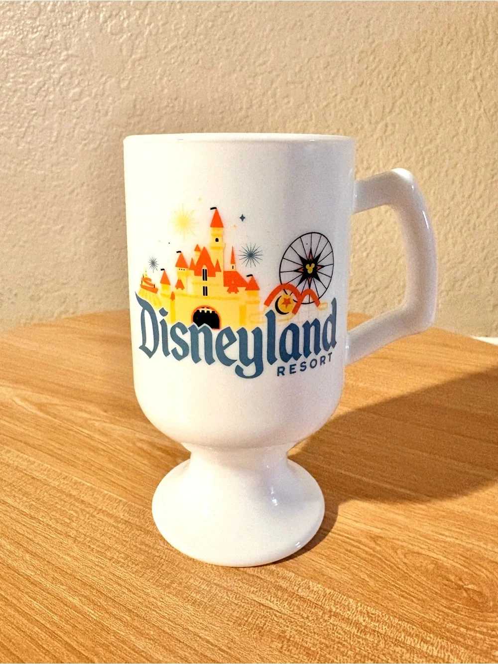 Disney Parks Disneyland Resort Park Castle Icons 2023 Tall Ceramic Mug Cup NEW
